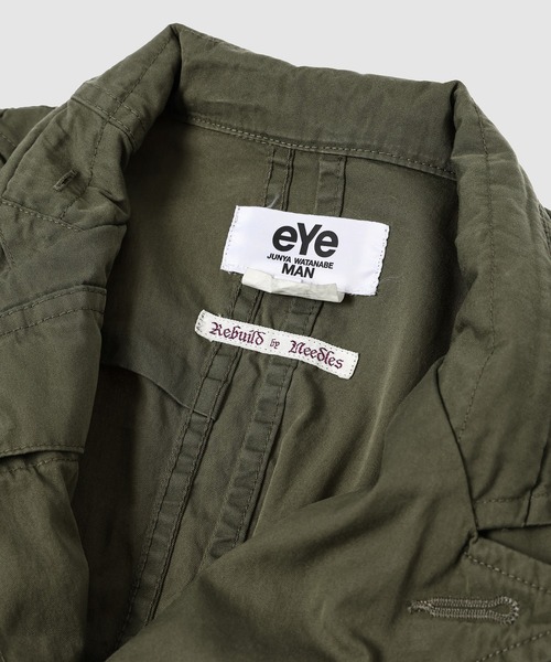 Needles アーミーシャツジャケット M Stand Collar Army Shirt - Back Sateen – NEPENTHES ONLINE STORE