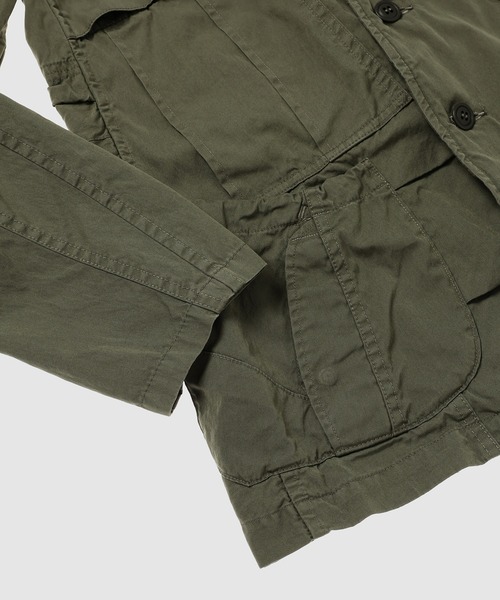 NEEDLES」W-NAME REBUILD MILITALLY JACKET KHAKI（テーラード
