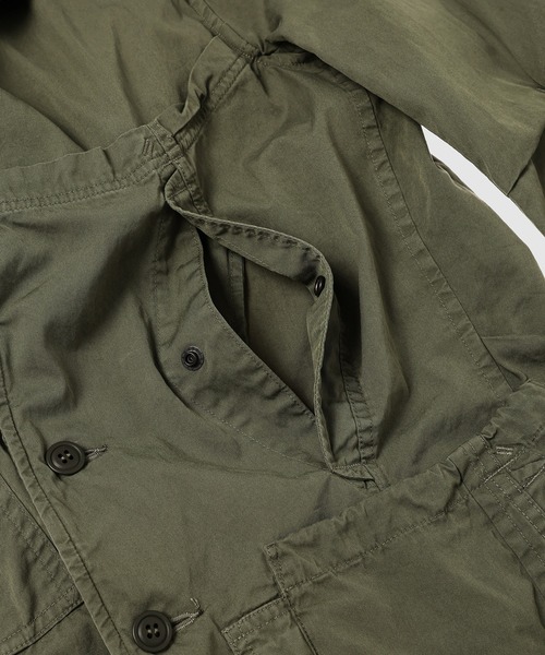 NEEDLES」W-NAME REBUILD MILITALLY JACKET KHAKI（テーラード