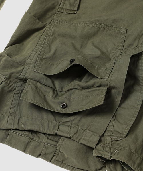 NEEDLES」W-NAME REBUILD MILITALLY JACKET KHAKI（テーラード