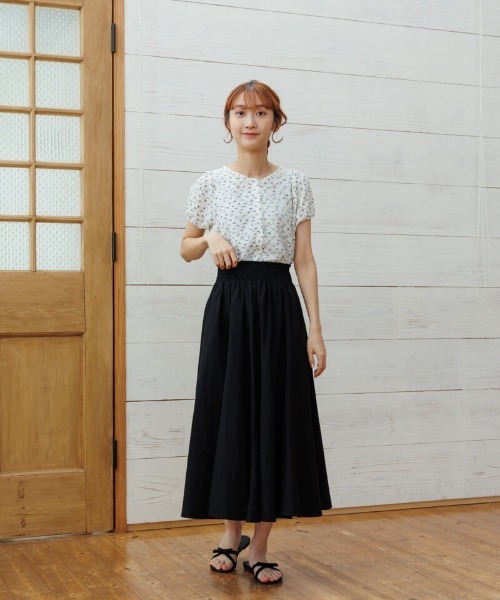 flower（フラワー）の「プチブルームカーディガン（カーディガン/ボレロ・レディース・ネイビー/イエロー・FREE）」の11枚目の写真