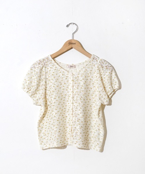 flower（フラワー）の「プチブルームカーディガン（カーディガン/ボレロ・レディース・ネイビー/イエロー・FREE）」の14枚目の写真