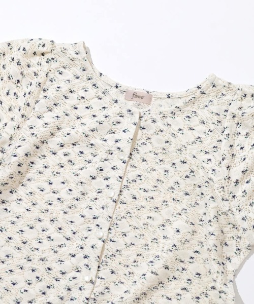 flower（フラワー）の「プチブルームカーディガン（カーディガン/ボレロ・レディース・ネイビー/イエロー・FREE）」の19枚目の写真