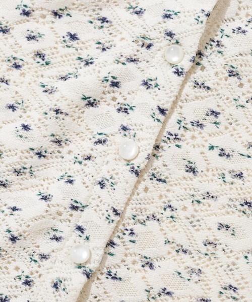 flower（フラワー）の「プチブルームカーディガン（カーディガン/ボレロ・レディース・ネイビー/イエロー・FREE）」の20枚目の写真