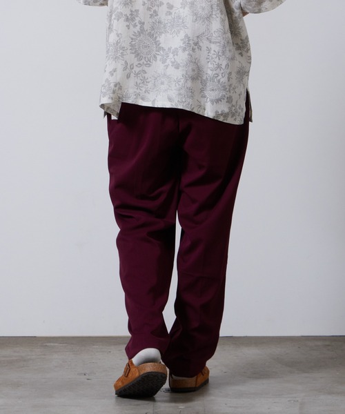 superNova.(スーパーノヴァ)の「superNova./スーパーノヴァ Utility trouser-T/R fine twill トラウザー 夏服(その他パンツ・メンズ・グリーン/パープル・S)」の19枚目の写真