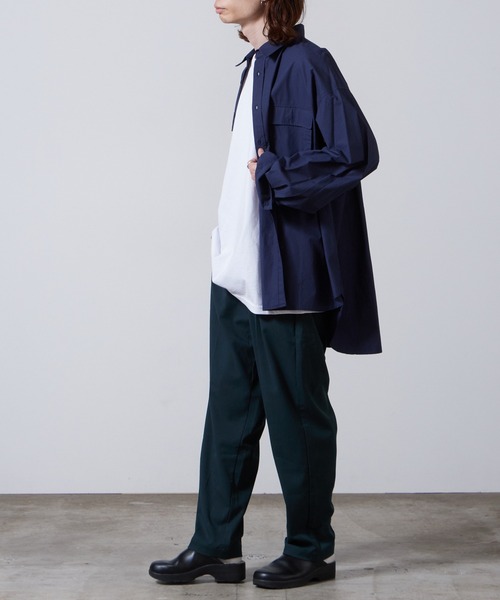 superNova.(スーパーノヴァ)の「superNova./スーパーノヴァ Utility trouser-T/R fine twill トラウザー 夏服(その他パンツ・メンズ・グリーン/パープル・S)」の17枚目の写真