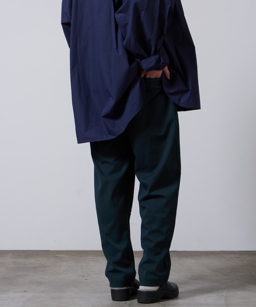 superNova.(スーパーノヴァ)の「superNova./スーパーノヴァ Utility trouser-T/R fine twill トラウザー 夏服(その他パンツ・メンズ・グリーン/パープル・S)」の15枚目の写真