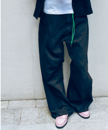 as\"on黒ason ブラック パンツ Sサイズ as