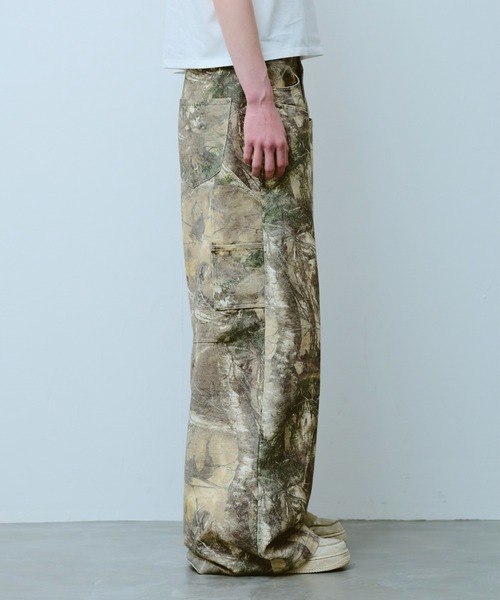 wide baggy real tree painter trousers / ワイドバギーリアル