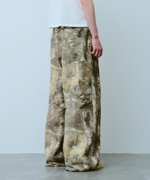 wide baggy real tree painter trousers / ワイドバギーリアル