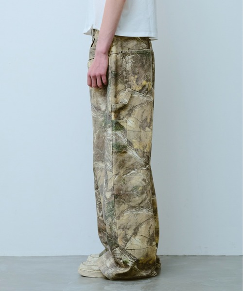 wide baggy real tree painter trousers / ワイドバギーリアル