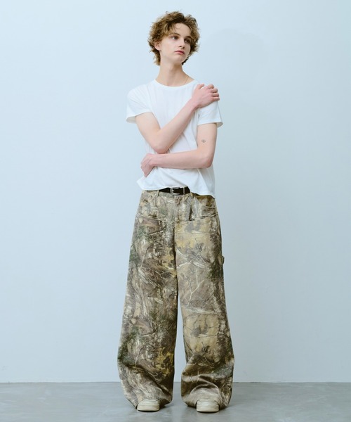 wide baggy real tree painter trousers / ワイドバギーリアル