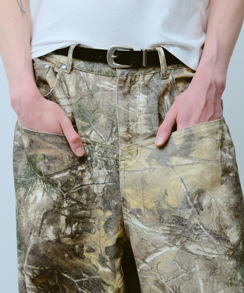 wide baggy real tree painter trousers / ワイドバギーリアル