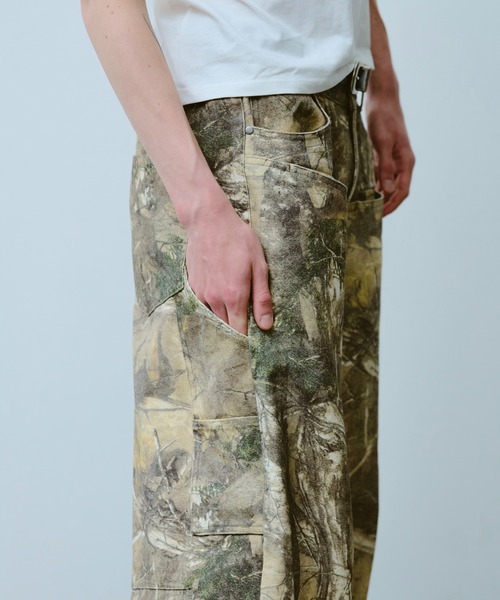 wide baggy real tree painter trousers / ワイドバギーリアル