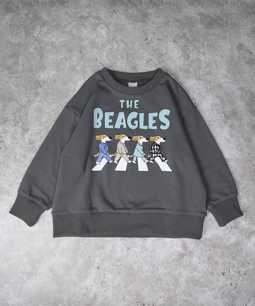 DILASH（ディラッシュ）の「パロディトレーナー（スウェット・キッズ・チャコールグレー/ベージュ・130/120/110/100/90/80/140）」の12枚目の写真