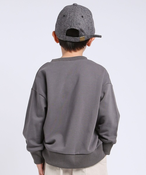 DILASH（ディラッシュ）の「パロディトレーナー（スウェット・キッズ・チャコールグレー/ベージュ・130/120/110/100/90/80/140）」の8枚目の写真