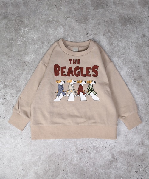 DILASH（ディラッシュ）の「パロディトレーナー（スウェット・キッズ・チャコールグレー/ベージュ・130/120/110/100/90/80/140）」の7枚目の写真