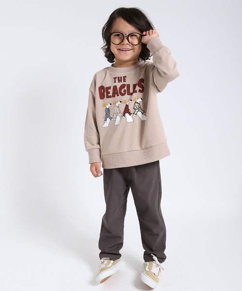 DILASH（ディラッシュ）の「パロディトレーナー（スウェット・キッズ・チャコールグレー/ベージュ・130/120/110/100/90/80/140）」の10枚目の写真