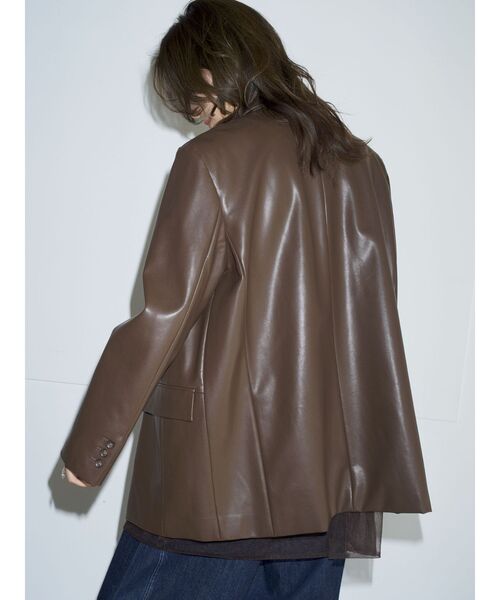 ヒツジヤ☆hitsujiya　英国製　fintex 生地使用　テーラージャケット ジャージー テーラード ジャケット / J.PRESS LADIES L