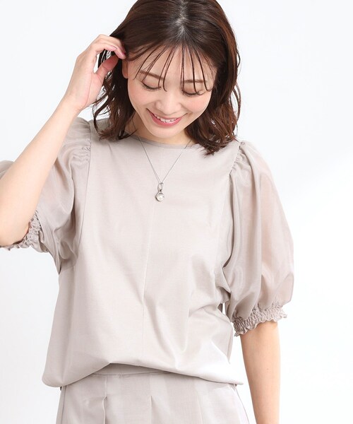 マチャット♡パフスリーブブラウス ADAM ET ROPE' ブラウス シャツ 「WEB限定」パフスリーブ