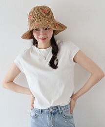 BLUEEAST（ブルーイースト）の「ハート＆チェリー刺繍バケットハット（ハット）」