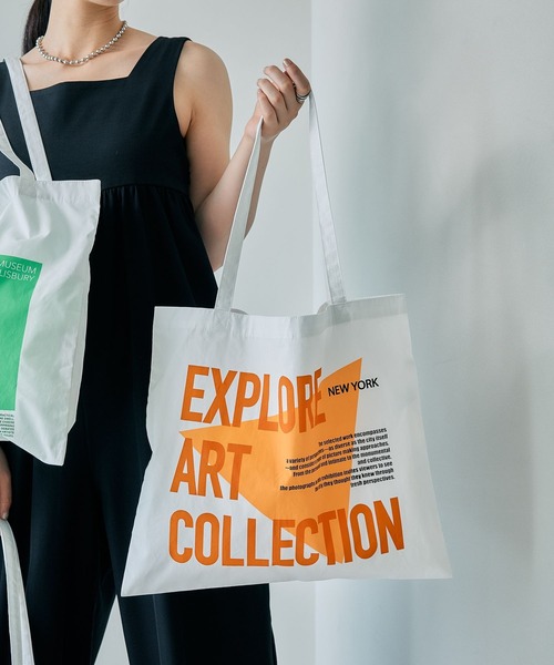 LEPSIM(レプシィム)の「アクセントカラートート 497134(トートバッグ・レディース・ピンク/オレンジ/グリーン・ONE SIZE)」の2枚目の写真