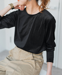 Spick & Span | シアーベロアプルオーバー(Tシャツ/カットソー)