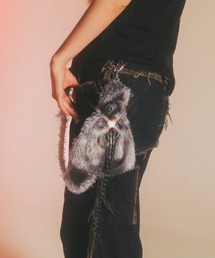 a2o パフポーチウォレットチェーン　完売品 a2o（エーツーオー）の「【a2o】パフポーチウォレットチェーン