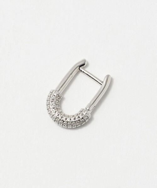 UNITED ARROWS(ユナイテッドアローズ)の「パヴェ Uシェイプ ピアス(ピアス(両耳用)・レディース・シルバー・FREE)」の5枚目の写真