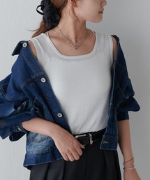 ラメ2WAYタンクトップ