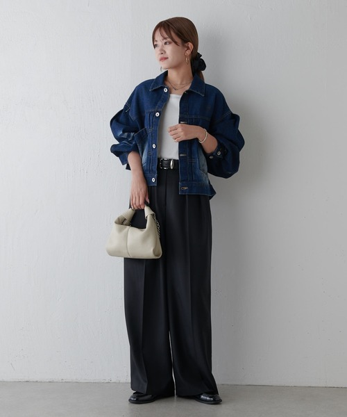 Lui's(ルイス)の「ラメ2WAYタンクトップ(Tシャツ/カットソー・レディース・グレー/シルバー/ブラック/ブラウン・FREE)」の13枚目の写真