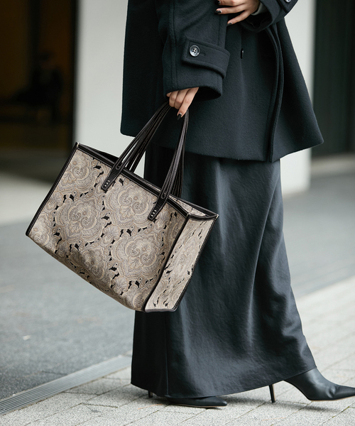 A VACATION トートバッグ 大容量 CLUB BAG ONYX Demi-Luxe BEAMS（デミルクス ビームス）A VACATION / BREAD M