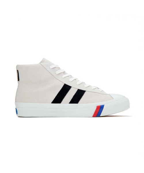 PRO-Keds（プロケッズ）の「PRO-Keds プロケッズ ロイヤルプラス スエード ハイ 〈ウォータープルーフ〉（スニーカー・メンズ・ホワイト/ブラック・23.0cm/24.0cm/25.0cm/26.0cm/27.0cm/28.0cm/29.0cm）」の8枚目の写真