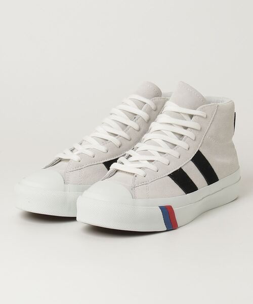 PRO-Keds（プロケッズ）の「PRO-Keds プロケッズ ロイヤルプラス スエード ハイ 〈ウォータープルーフ〉（スニーカー・メンズ・ホワイト/ブラック・23.0cm/24.0cm/25.0cm/26.0cm/27.0cm/28.0cm/29.0cm）」の12枚目の写真