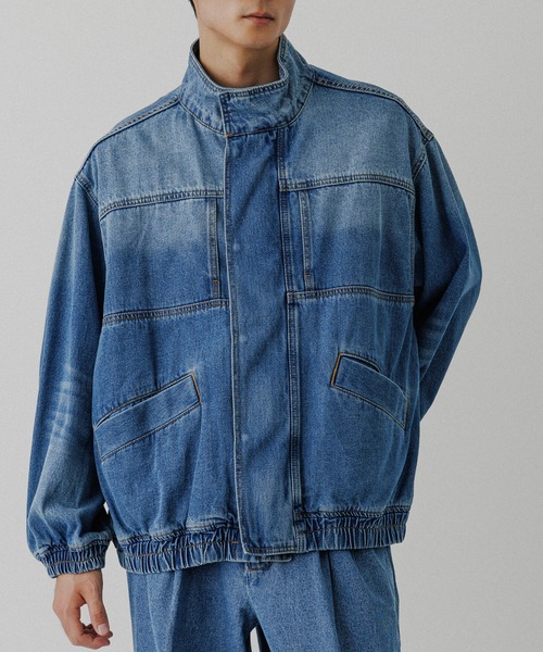 ブリーチデニム ボマージャケット / ADAM ET ROPE' JEANS -FILM