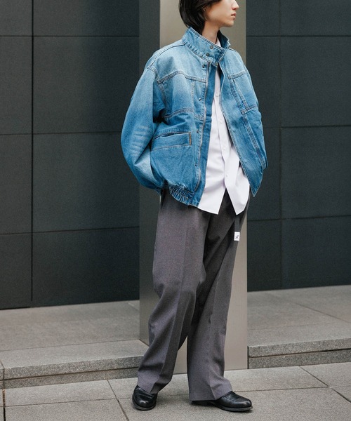 ブリーチデニム ボマージャケット / ADAM ET ROPE' JEANS -FILM