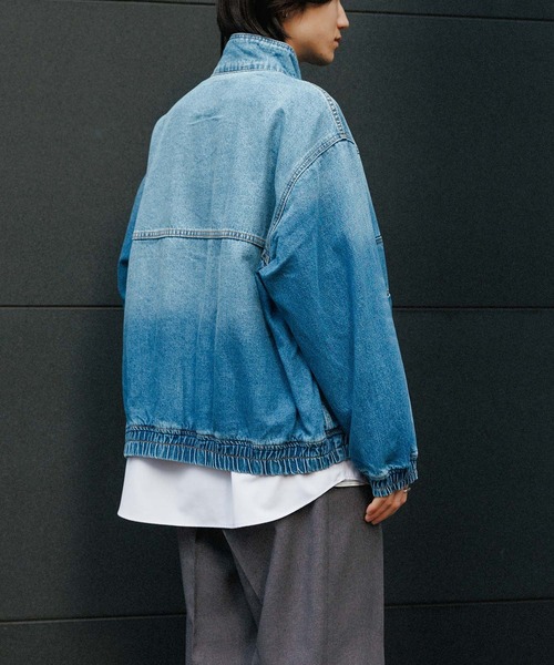 ブリーチデニム ボマージャケット / ADAM ET ROPE' JEANS -FILM