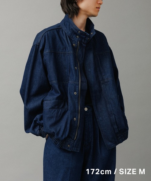 ブリーチデニム ボマージャケット / ADAM ET ROPE' JEANS -FILM