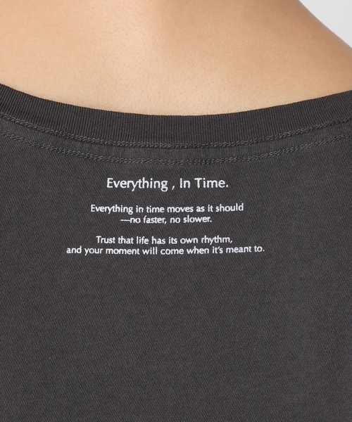 plage（プラージュ）の「Everything In Time T（Tシャツ/カットソー・レディース・チャコールグレー・FREE）」の11枚目の写真