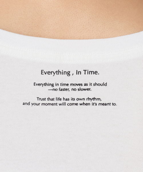 plage（プラージュ）の「Everything In Time T（Tシャツ/カットソー・レディース・チャコールグレー・FREE）」の14枚目の写真