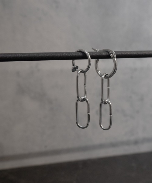 SBG(エスビー)の「インフルエンサー つぐ吉 × SBG オーバルフープピアス/イヤリング 片耳(ピアス(片耳用)・メンズ・シルバー系その他/シルバー・FREE)」の8枚目の写真