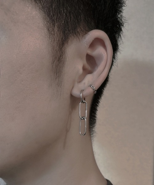 SBG(エスビー)の「インフルエンサー つぐ吉 × SBG オーバルフープピアス/イヤリング 片耳(ピアス(片耳用)・メンズ・シルバー系その他/シルバー・FREE)」の12枚目の写真