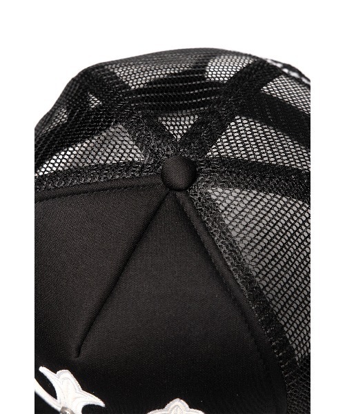 SUPPLIER（サプライヤー）の「メッシュキャップ｜Cross Leather Patch Mesh Cap｜SUPPLIER（キャップ・メンズ・ブラック・FREE）」の7枚目の写真