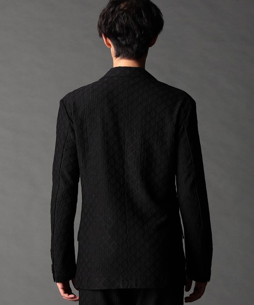 NICOLE CLUB FOR MEN（ニコルクラブフォーメン）の「アラカルトシアードビージャージジャケット（その他アウター・メンズ・ブラック系/ネイビー/ブラック・LARGE/X-LARGE/MEDIUM）」の6枚目の写真