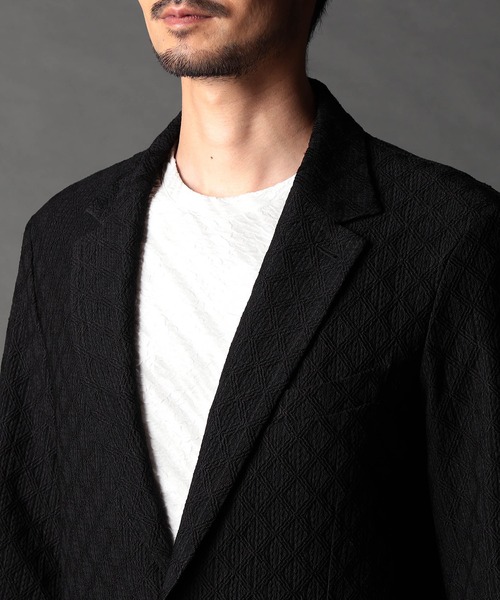 NICOLE CLUB FOR MEN（ニコルクラブフォーメン）の「アラカルトシアードビージャージジャケット（その他アウター・メンズ・ブラック系/ネイビー/ブラック・LARGE/X-LARGE/MEDIUM）」の16枚目の写真