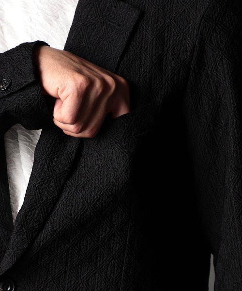 NICOLE CLUB FOR MEN（ニコルクラブフォーメン）の「アラカルトシアードビージャージジャケット（その他アウター・メンズ・ブラック系/ネイビー/ブラック・LARGE/X-LARGE/MEDIUM）」の15枚目の写真