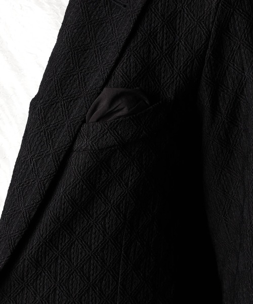 NICOLE CLUB FOR MEN（ニコルクラブフォーメン）の「アラカルトシアードビージャージジャケット（その他アウター・メンズ・ブラック系/ネイビー/ブラック・LARGE/X-LARGE/MEDIUM）」の12枚目の写真