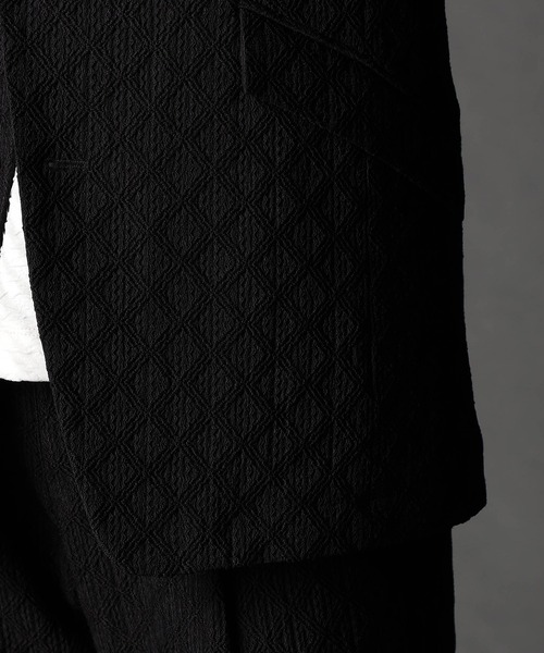 NICOLE CLUB FOR MEN（ニコルクラブフォーメン）の「アラカルトシアードビージャージジャケット（その他アウター・メンズ・ブラック系/ネイビー/ブラック・LARGE/X-LARGE/MEDIUM）」の13枚目の写真