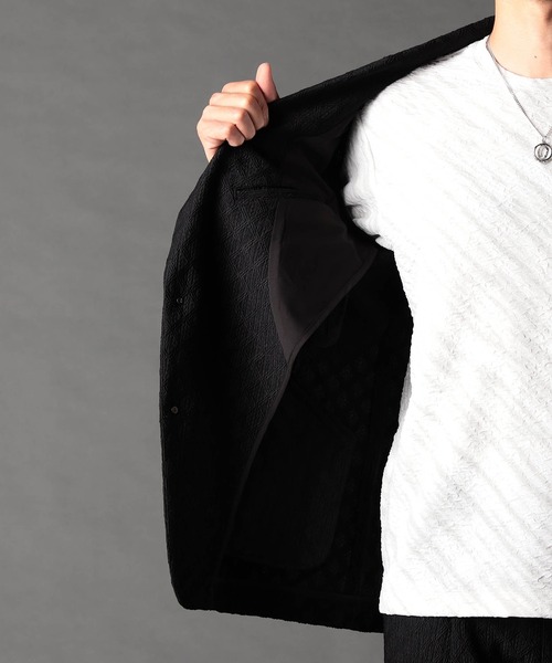 NICOLE CLUB FOR MEN（ニコルクラブフォーメン）の「アラカルトシアードビージャージジャケット（その他アウター・メンズ・ブラック系/ネイビー/ブラック・LARGE/X-LARGE/MEDIUM）」の20枚目の写真