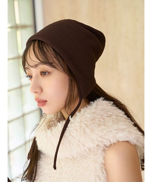 SNIDEL（スナイデル）の「ニットバラクラバ（ニットキャップ/ビーニー・レディース・オリーブ・F）」の14枚目の写真